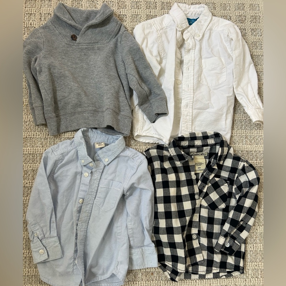Bundle of 18 month baby boy shirts